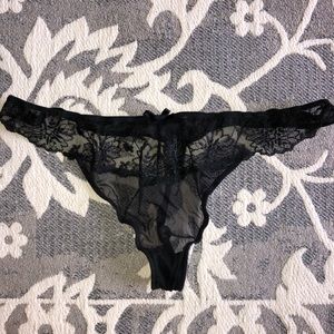 Black Thong XXXL 3X Beautiful Lace